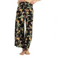 панталони,дамски,панталони,roxy,along,the,beach,printed,coverup,pants,black,(anthracite,island,escape)