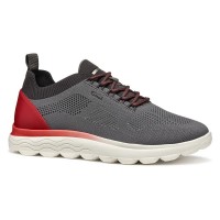 маратонки,мъжки,маратонки,geox,spherica,e,trainers,dark,grey,red,(grey)