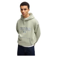 суичър,мъжки,пуловери,hugo,nit,logo,01,blue,hoodie,light,pastel,green,(green)
