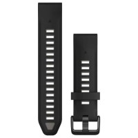 други,аксесоари,garmin,quickfit®,20,silicone,strap,black,pebble,gray,(black)