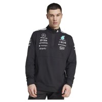 блуза,мъжки,пуловери,adidas,mercedes,amg,petronas,f1,team,half,zip,sweatshirt,black,white,(black)