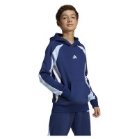 суичър,детски,блузи,adidas,seasonal,essentials,colorblock,fleece,hoodie,dark,blue,glow,blue,white,(blue)