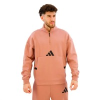 блуза,мъжки,пуловери,adidas,z.n.e,half,zip,sweatshirt,warm,clay,(pink)