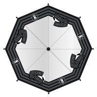 чадър,чадъри,cerdá,wednesday,umbrella,60,cm,silver,(multicolour)