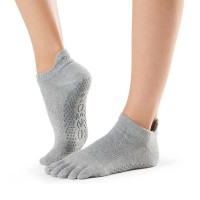чорапи,дамски,чорапи,toesox,grip,f,t,short,socks,heather,grey