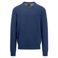 блуза,мъжки,пуловери,fynch,hatton,1414221,v,neck,sweater,night,(blue)
