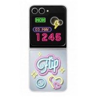 други,аксесоари,samsung,galaxy,flip,6,flipsuit,phone,case,black,(clear)