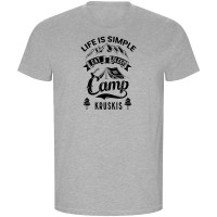 тениска,мъжки,тениски,kruskis,life,is,simple,eco,short,sleeve,t,shirt,grey,(heather,grey)