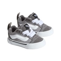 маратонки,детски,маратонки,vans,knu,skool,elastic,lace,toddler,trainers,pewter,grey,white,(grey)