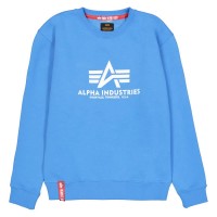 блуза,мъжки,пуловери,alpha,industries,basic,sweatshirt,mediterranean,blue,(blue)