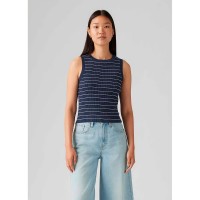 тениска,дамски,тениски,levi´s,®,tulip,sleeveless,t,shirt,jules,stripe,navy,bl,(blue)