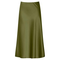 пола,дамски,поли,и,рокли,yas,pella,midi,skirt,olive,branch,(green)