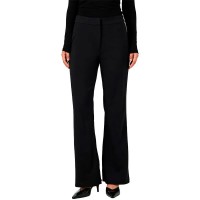 панталони,дамски,панталони,yas,victoria,flared,high,waist,pants,black,(black)