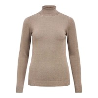 блуза,дамски,пуловери,дамски,плетени,дрехи,object,thess,sweater,morel,melange,(beige)
