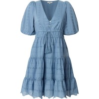 фланелка,с,къс,ръкав,дамски,поли,и,рокли,pepe,jeans,day,short,sleeve,short,dress,steel,blue,(blue)