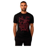 тениска,мъжки,тениски,дамски,тениски,hackett,laser,graphic,short,sleeve,t,shirt,black,(black)