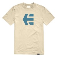 тениска,мъжки,тениски,etnies,icon,short,sleeve,t,shirt,tan,tan,powder,(beige)