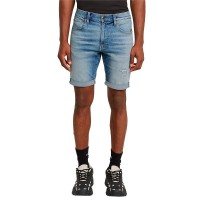 къси,панталони,мъжки,панталони,g,star,3301,slim,denim,shorts,vintage,blue,stream,destroyed,(blue)