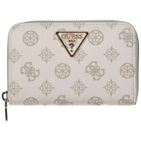 портфейли,и,портмонета,guess,laurel,slg,large,zip,wallet,white,logo,(beige)