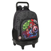раница,раници,safta,compact,avengers,vendetta,wheeled,backpack,grey,(multicolor)