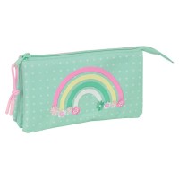 канцеларски,принадлежности,safta,triple,glowlab,amazing,pencil,case,multicolor,(green)