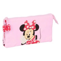 канцеларски,принадлежности,safta,triple,minnie,mouse,naive,pencil,case,multicolor,(pink)