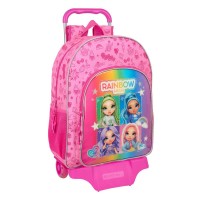 раница,раници,safta,trolley,rainbow,high,shine,wheeled,backpack,multicolor,(pink)