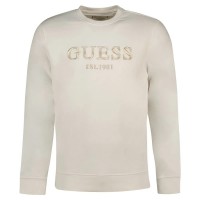 блуза,мъжки,пуловери,guess,beau,cn,sweatshirt,beige,(pure,white)
