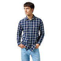 риза,с,дълъг,ръкав,мъжки,ризи,wrangler,1,pkt,long,sleeve,shirt,blue,(indigo,plaid)