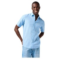 риза,с,къс,ръкав,дамски,ризи,мъжки,ризи,wrangler,1,pkt,short,sleeve,shirt,blue,(pacific,blue)