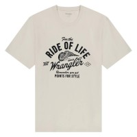 тениска,мъжки,тениски,wrangler,americana,short,sleeve,t,shirt,vintage,white,(beige)