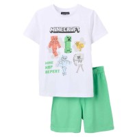 пижама,детски,пижами,zippy,3107147801,short,sleeve,pyjama,green,white,(white)