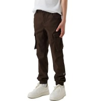 панталони,мъжки,панталони,дамски,панталони,name,it,bamgo,regular,fitted,twill,pants,brown,(delicioso)