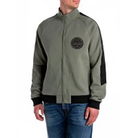 блуза,мъжки,пуловери,replay,m3002.000.23655,full,zip,sweatshirt,soft,military,(green)