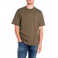 тениска,мъжки,тениски,replay,m3017.000.23804,short,sleeve,t,shirt,mud,(green)