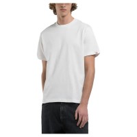 тениска,мъжки,тениски,replay,m3018.000.2660,short,sleeve,t,shirt,natural,white,(white)