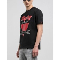 тениска,мъжки,тениски,replay,m3051.000.2660,short,sleeve,t,shirt,black,(black)