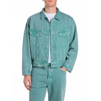 яке,мъжки,якета,replay,m8z1.000.8580099,denim,jacket,green,powder,(green)