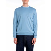 блуза,мъжки,пуловери,replay,uk4723.000.g23374a,sweater,steel,blue,(blue)