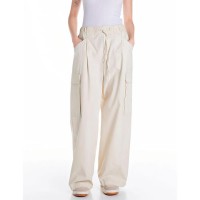 панталони,дамски,панталони,replay,w8109a.000.85158g,cargo,pants,alabaster,(beige)