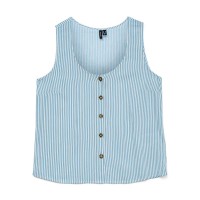 тениска,мъжки,тениски,дамски,тениски,vero,moda,bumpy,sleeveless,t,shirt,blue,(airy,blue,snow,white)
