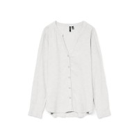 риза,с,дълъг,ръкав,дамски,блузи,дамски,ризи,vero,moda,linn,long,sleeve,shirt,snow,white,(white)