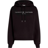 суичър,дамски,блузи,tommy,hilfiger,corp,logo,hoodie,black