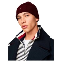 шапка,всички,шапки,tommy,hilfiger,flag,pima,beanie,deep,red,(red)