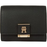 портфейли,и,портмонета,tommy,hilfiger,heritage,aw0aw17039,woman,wallet,black,(black)