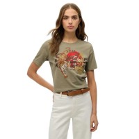 тениска,дамски,тениски,superdry,vl,tokyo,relaxed,short,sleeve,t,shirt,light,khaki,green,slub,(green)