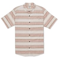 риза,с,къс,ръкав,мъжки,ризи,hurley,oao,lido,stripe,short,sleeve,shirt,grey,(bone)