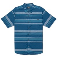 риза,с,къс,ръкав,мъжки,ризи,hurley,oao,lido,stripe,short,sleeve,shirt,submarine,(blue)