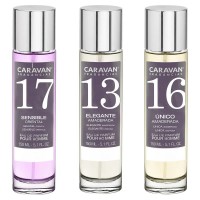 дамски,парфюми,caravan,nº13,nº16,nº17,150ml,parfum,3,units,clear,(transparent)