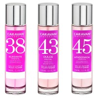 дамски,парфюми,caravan,nº38,nº43,nº45,150ml,parfum,3,units,transparent